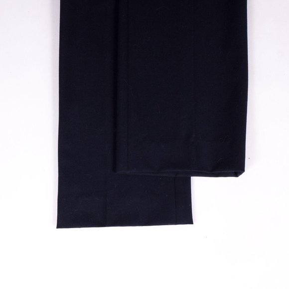 Ralph Lauren Black Label Wool Blend Stretch Straight Black Dress Pants SZ 12 - Picture 9 of 9